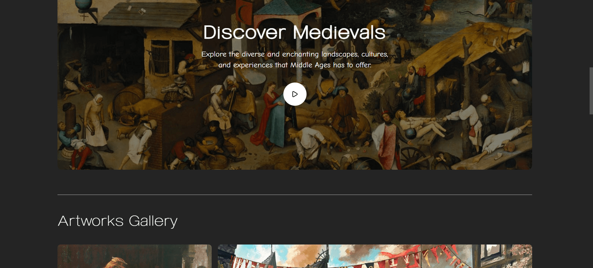 FusionWorks – Digital Artwork Gallery Platform overview 7